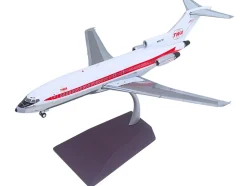 Boeing 727-100 Commercial Aircraft "Trans World Airlines (TWA)" (N851TW) White with Red Stripes "Gemini 200" Series 1/200 Diecast Model Airplane by GeminiJets