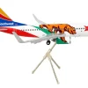 Boeing 737 700 Commercial Aircraft with Flaps Down Southwest Airlines California One California Flag Livery Gemini 200 Series 1/200 Diecast Model Airplane GeminiJets G2SWA1010F