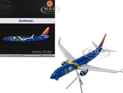 Boeing 737-800 Commercial Aircraft with Flaps Down 