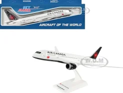 Boeing 787-8 Dreamliner Commercial Aircraft "Air Canada" (C-GHPQ) White with Black Tail (Snap-Fit) 1/200 Plastic Model by Skymarks