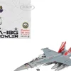 Boeing EA 18G Growler Aircraft VAQ 132 Scorpions United States Navy 1/72 Diecast Model JC Wings JCW-72-F18-017