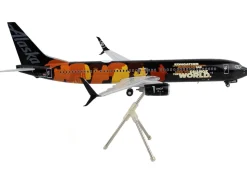 Boeing 737 900ER Commercial Aircraft Alaska Airlines Our Commitment Black with Graphics Gemini 200 Series 1/200 Diecast Model Airplane GeminiJets G2ASA1016