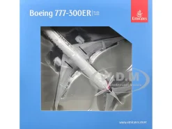 Boeing 777-300ER Commercial Aircraft with Flaps Down 