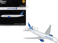 Boeing 777-200ER Commercial Aircraft with Flaps Down 