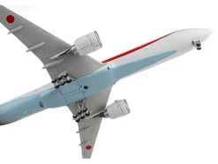 Boeing 777 300ER Commercial Aircraft Japan Air Self Defense Force White with Red Stripes Gemini Macs Series 1/400 Diecast Model Airplane GeminiJets GM086