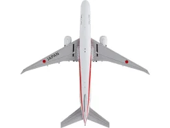Boeing 777 300ER Commercial Aircraft Japan Air Self Defense Force White with Red Stripes Gemini Macs Series 1/400 Diecast Model Airplane GeminiJets GM086
