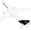 Boeing 777F Commercial Aircraft with Flaps Down Lufthansa Cargo White with Dark Blue Tail 1/400 Diecast Model Airplane GeminiJets GJ2126F