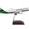 Boeing 777F Commercial Aircraft Eva Air Cargo White with Green Tail Gemini 200 Interactive Series 1/200 Diecast Model Airplane GeminiJets G2EVA950
