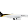 Boeing 757 200F Commercial Aircraft UPS United Parcel Service Worldwide Services White and Dark Brown 1/400 Diecast Model Airplane GeminiJets GJ1992