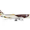 Boeing 777F Commercial Aircraft Etihad Cargo Year of Zayed White with Graphics 1/400 Diecast Model Airplane GeminiJets GJ1812