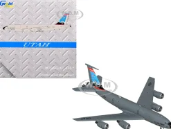 Boeing KC-135R Stratotanker Aircraft "Utah Air National Guard" United States Air Force (61-0275) Gray "Gemini Macs" Series 1/400 Diecast Model Airplane by GeminiJets
