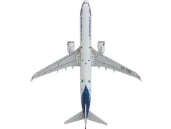 Boeing 737 MAX 9 Commercial Aircraft "Aeromexico - Kukulcan" (XA-GQS) White with Graphics and Blue Tail 1/400 Diecast Model Airplane by GeminiJets