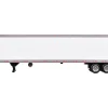 Box Trailer with Reefer White 1/87 (HO) Plastic Model by HO Logistics