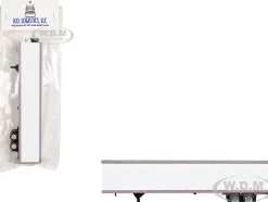 Box Trailer with Reefer White 1/87 (HO) Plastic Model by HO Logistics