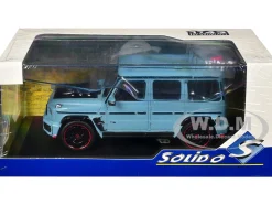 2021 Brabus Rocket 900 China Blue with Black Hood 1/43 Diecast Model Car by Solido