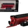 Brent 1198 Avalanche Grain Cart Tracks Red 1/64 Diecast Model SpecCast UBC036