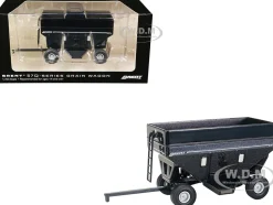 Brent 657Q Grain Train Wagon Black Metallic 1/64 Diecast Model by SpecCast