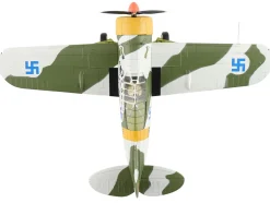 Brewster F2A Model 239 "Buffalo" Fighter Aircraft "BW364, LeLv 24, flown by Warrant Officer Ilmari Juutilainen" (1942) Finnish Air Force "Air Power Series" 1/48 Diecast Model by Hobby Master