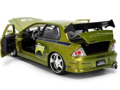 Brian's Mitsubishi Lancer Evolution VII Green Color Brush Finish