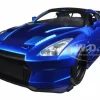 Brian's 2009 Nissan GTR R35 Blue Ben Sopra "Fast & Furious" Movie 1/24 Diecast Model Car Jada 98271