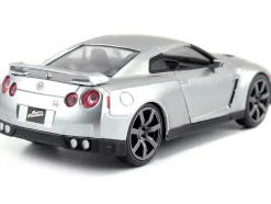 Brian s Nissan GT R R35 Silver Metallic Fast & Furious Movie 1/32 Diecast Model Car Jada JA97383