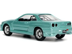 Brian's Nissan Skyline GT-R (BNR34) RHD (Right Hand Drive) Turquoise Metallic