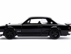 Brian's Nissan Skyline 2000 GT-R KPGC10 Black Fast & Furious Movie 1/32 Diecast Model Car Jada 99602