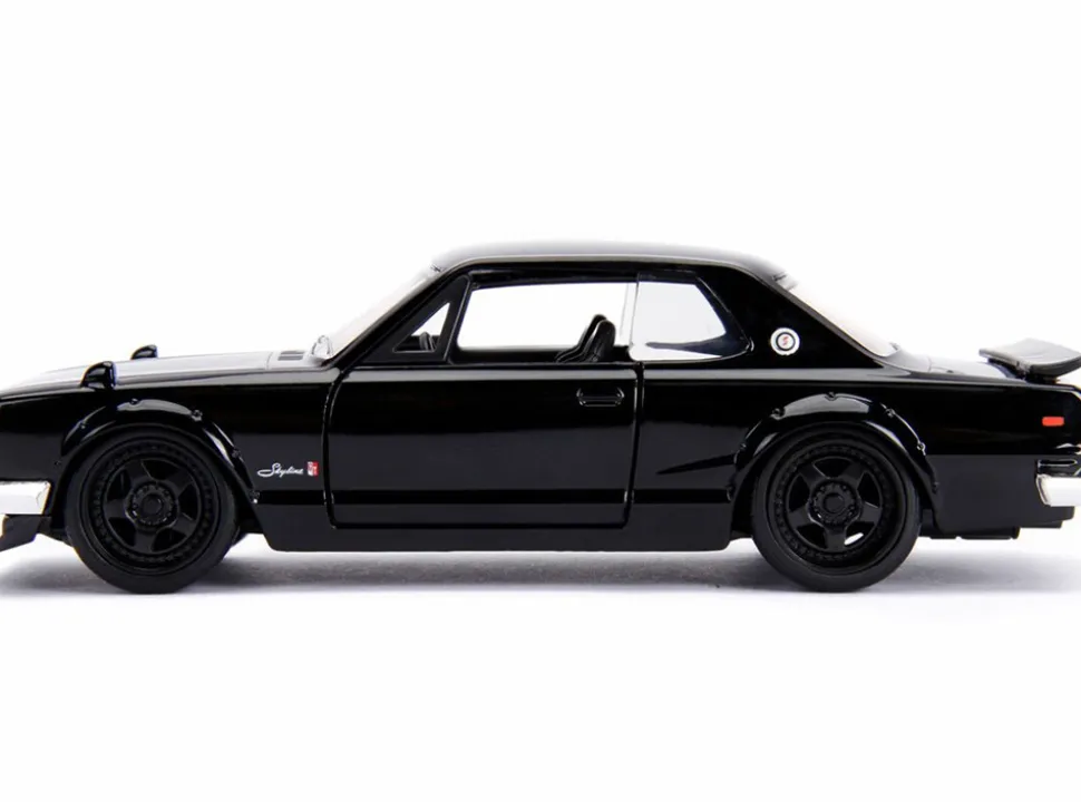 Brian's Nissan Skyline 2000 GT-R KPGC10 Black Fast & Furious Movie 1/32 Diecast Model Car Jada 99602