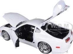 Brian's Toyota Supra White Fast & Furious Movie 1/24 Diecast Car Model Jada 97375