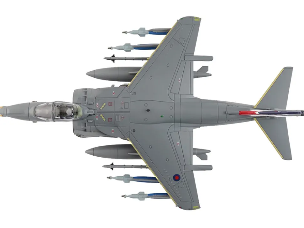 British Aerospace Harrier GR.9 Aircraft "ZD406, Royal Navy Strike Wing, RAF Station Cottesmore" (2009) British Royal Air Force/Navy "Air Power Series" 1/72 Diecast Model by Hobby Master