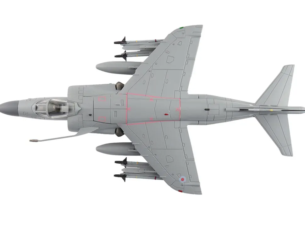 British Aerospace Sea Harrier FA.2 Aircraft with Sea Eagle Missiles "ZH796" (2018) British Royal Navy "Air Power Series" 1/72 Diecast Model by Hobby Master