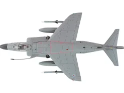 British Aerospace Sea Harrier FA.2 Aircraft with Sea Eagle Missiles "ZH804, Fairford" (2002) British Royal Navy "Air Power Series" 1/72 Diecast Model by Hobby Master
