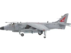 British Aerospace Sea Harrier FA.2 Aircraft with Sea Eagle Missiles "ZH804, Fairford" (2002) British Royal Navy "Air Power Series" 1/72 Diecast Model by Hobby Master