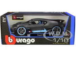 Bugatti Divo Matt Gray - Blue 1/18 New