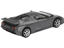 Bugatti EB110 Super Sport Grigio Scuro Dark Gray Metallic Limited Edition 1/64 Diecast Model Car by Mini GT