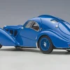 1938 Bugatti Type 57SC Atlantic Metal Wire Spoke Wheels Blue 1/43 Diecast Model Car Autoart 50947