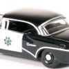 1955 Buick Century California Highway Patrol CHP Black 1/87 HO Scale Diecast Model Car Oxford Diecast 87BC55003