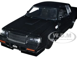 1987 Buick Grand National Black Metallic Blackbird Bigtime Muscle Series 1/24 Diecast Model Car Jada 34199