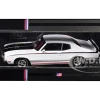 1970 Buick GSX Apollo White with Black and Red Stripes 1/43 Diecast Model by IXO Models