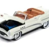 1953 Buick Super Cream with Travel Trailer Limited Edition "Tow & Go" Series 1/64 Diecast Model Car by Johnny Lightning