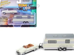 1953 Buick Super Cream with Travel Trailer Limited Edition
