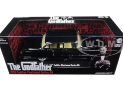 1955 Cadillac Fleetwood Series 60 Special Black The Godfather 1972 Movie 1/18 Diecast Model Car Greenlight 12949