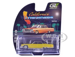 1971 Cadillac Sedan Deville Lowrider Gold Metallic with Black Top "California Lowriders" Series 7 1/64 Diecast Model Car by Greenlight