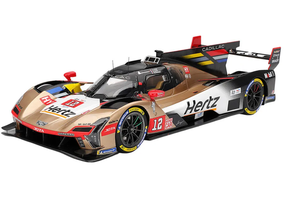 Cadillac V-Series.R #12 Alex Lynn - Norman Nato - Will Stevens "Cadillac Hertz Team Jota" FIA WEC "24 Hours of Le Mans" (2025) 1/18 Model Car by Top Speed