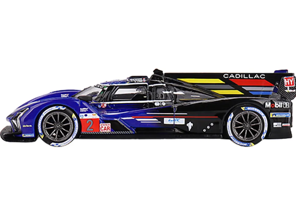 Cadillac V-Series.R #2 Earl Bamber - Alex Lynn - Richard Westbrook "Cadillac Racing" 3rd Place "24 Hours of Le Mans" (2023) Limited Edition to 5400 pieces Worldwide 1/64 Diecast Model Car by Mini GT