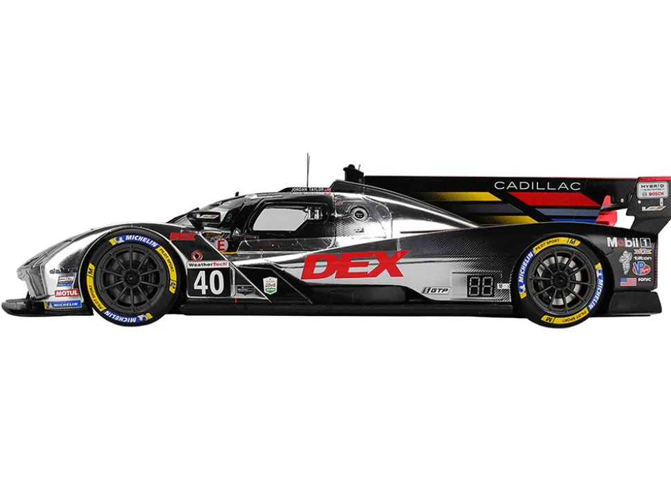 Cadillac V-Series.R #40 Louis Deletraz - Kamui Kobayashi - Jordan Taylor "Cadillac Wayne Taylor Racing" IMSA "24 Hours of Daytona" (2025) 1/18 Model Car by Top Speed