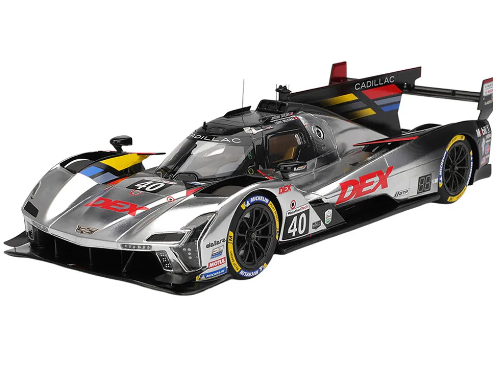 Cadillac V-Series.R #40 Louis Deletraz - Kamui Kobayashi - Jordan Taylor "Cadillac Wayne Taylor Racing" IMSA "24 Hours of Daytona" (2025) 1/18 Model Car by Top Speed