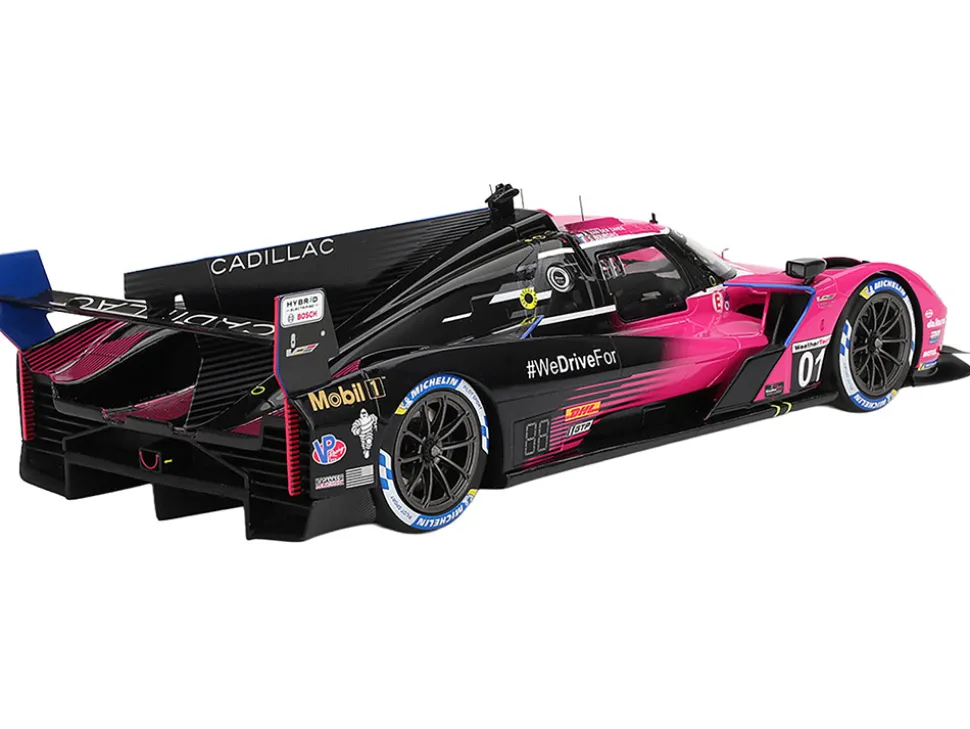Cadillac V-Series.R #01 Sebastien Bourdais - Scott Dixon - Renger van der Zande "Cadillac Racing" Winner IMSA "Petit Le Mans" (2024) 1/18 Model Car by Top Speed