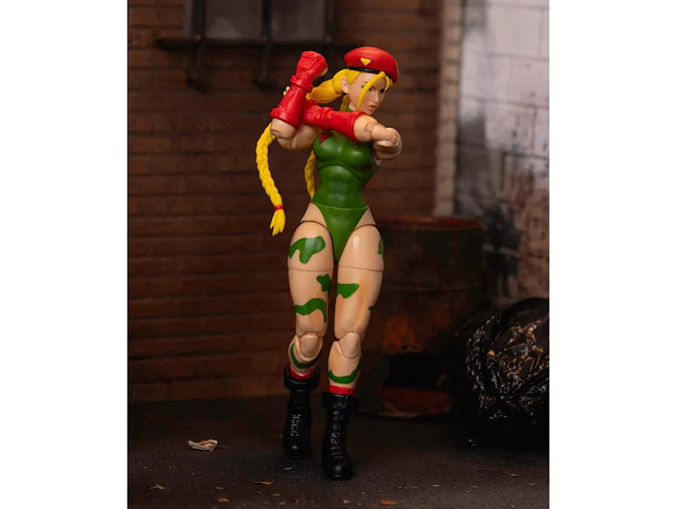 Cammy 6" Moveable Figure with Accessories and Alternate Head and Hands "Ultra Street Fighter II: The Final Challengers" (2017) Video Game Model by Jada