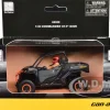 Can-Am Commander XT-P 1000R Gray and Orange with Driver Figure 1/32 Diecast Model by BRP Models